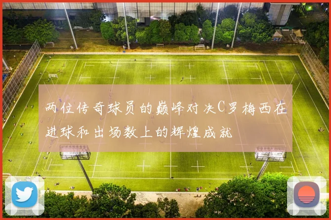 两位传奇球员的巅峰对决C罗梅西在进球和出场数上的辉煌成就